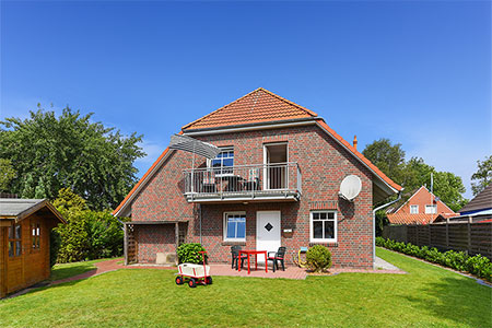 Ferienwohnung „Wattwürmchen“ - Balkon