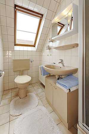 Ferienwohnung „Ebbe“ - Badezimmer