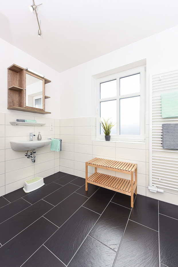 Ferienwohnung „Ebbe“ - Badezimmer