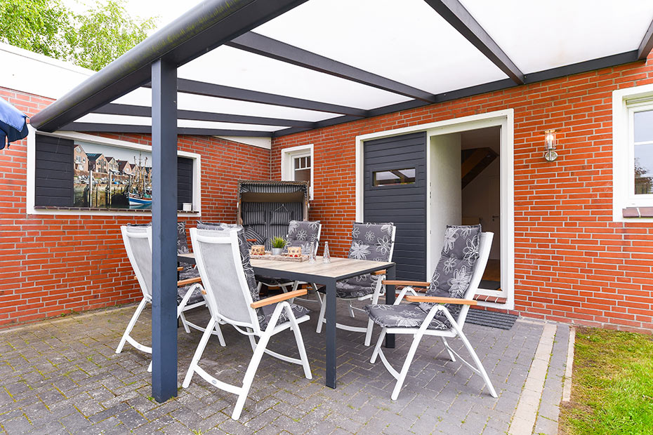 Ferienhaus „Möwenweg“ - Terrasse