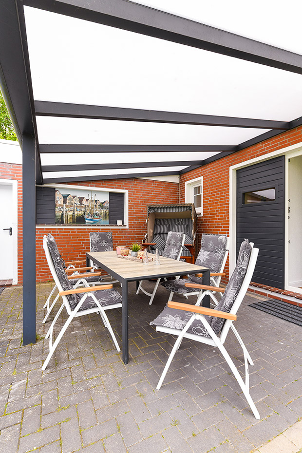 Ferienhaus „Möwenweg“ - Terrasse
