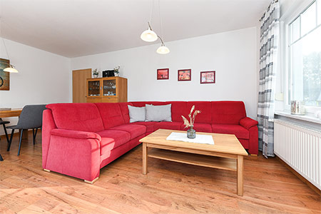 Ferienhaus „Möwenweg“ - Wohnzimmer