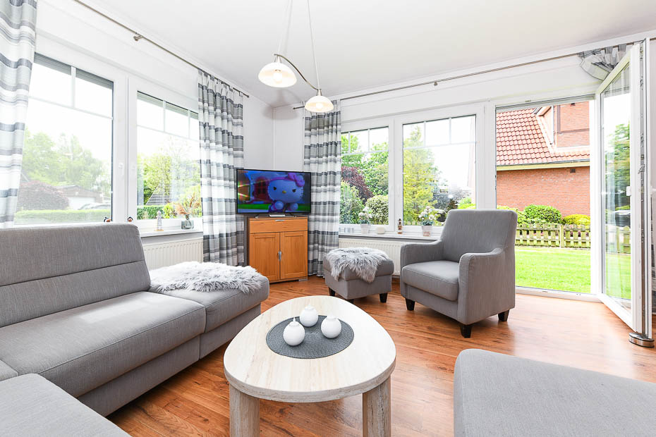Ferienhaus „Möwenweg“ - Wohnzimmer