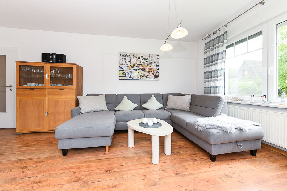 Ferienhaus „Möwenweg“ - Wohnzimmer
