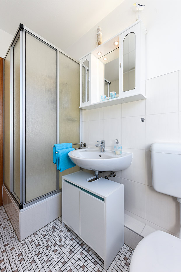 Ferienwohnung „Meer“ - Badezimmer