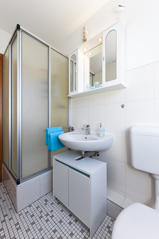 Ferienwohnung „Meer“ - Badezimmer