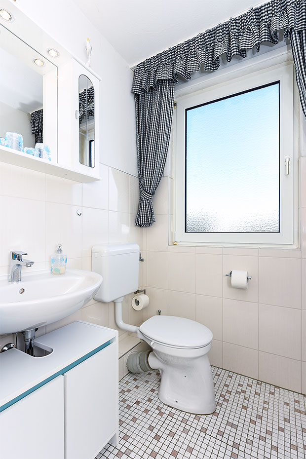 Ferienwohnung „Meer“ - Badezimmer