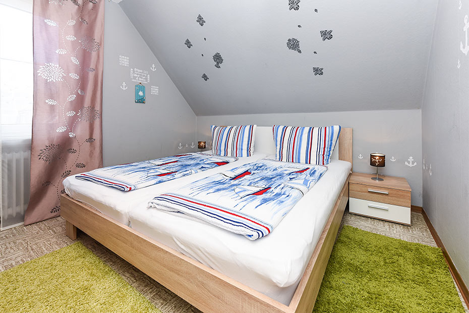 Ferienwohnung „Meer“ - Schlafzimmer