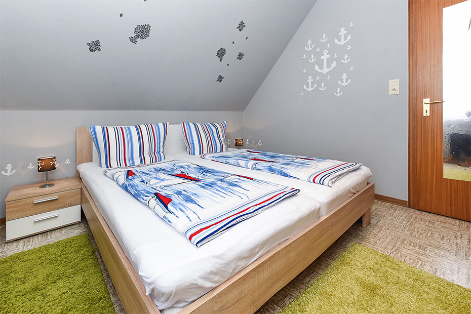 Ferienwohnung „Meer“ - Schlafzimmer
