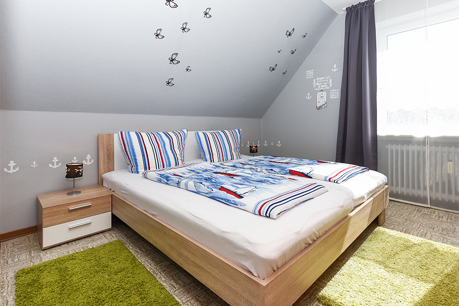 Ferienwohnung „Wind“ - Schlafzimmer