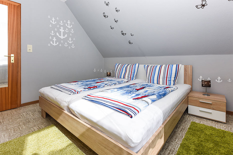 Ferienwohnung „Wind“ - Schlafzimmer