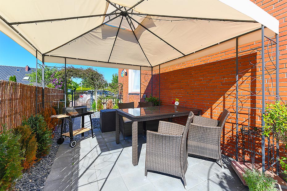 Ferienwohnung „Wind“ - Terrasse für beide Ferienwohnungen unseres Hauses