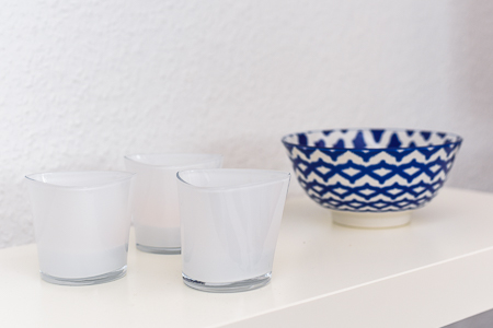 Ferienwohnung „Lee“ - Wohnzimmer mit integriertem Küchenbereich