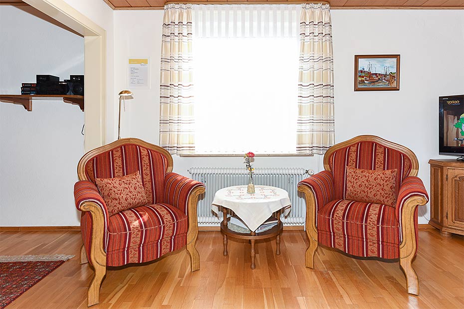 Ferienwohnung „Flut“ - Wohnzimmer