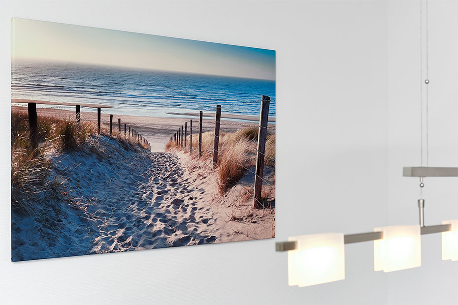 Ferienhaus „Nordseegold“ - Wohnraum mit integrierter Küche