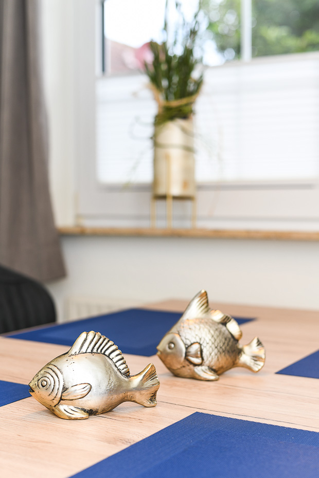 Ferienwohnung „Baltrum“ - Wohnzimmer mit integriertem Küchenbereich