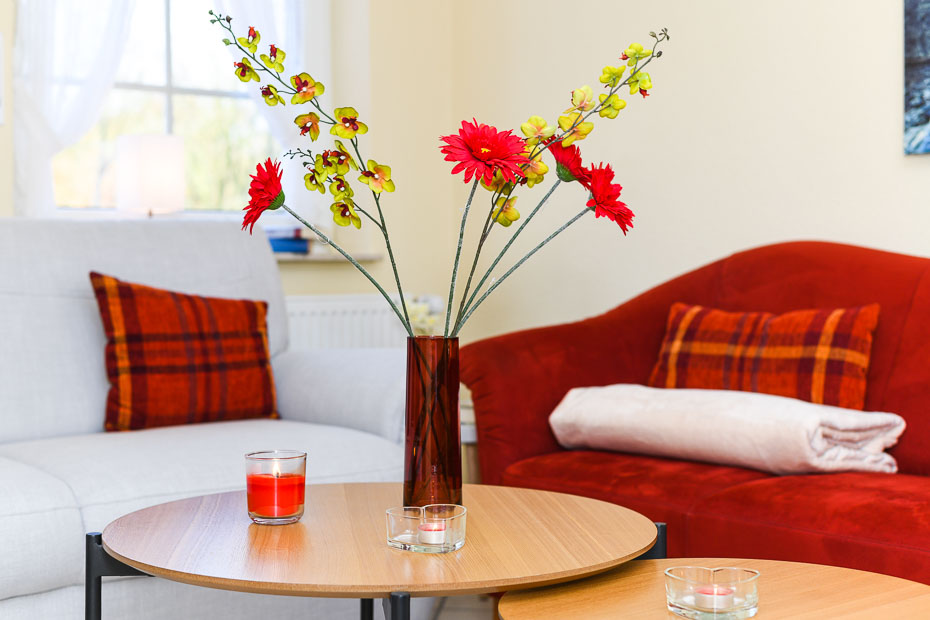 Ferienwohnung 2 - Wohnraum mit integrierter Küche