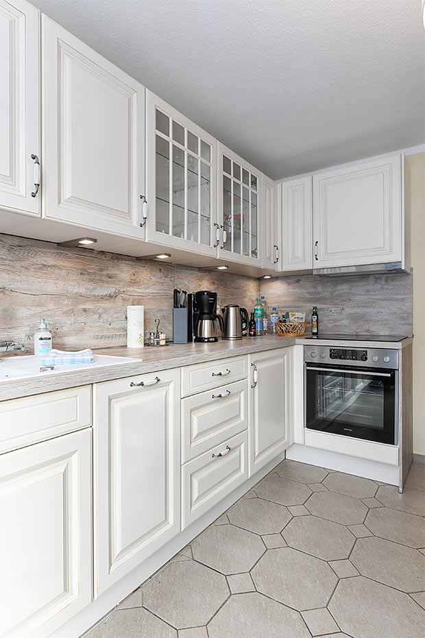 Ferienwohnung 3 - Wohnraum mit integrierter Küche