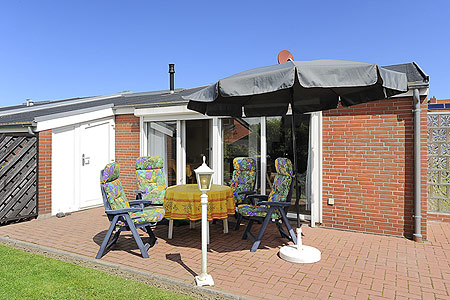 Ferienhaus „Nordseeluft“ - Terrasse