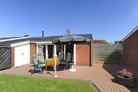 Ferienhaus „Nordseeluft“ - Terrasse