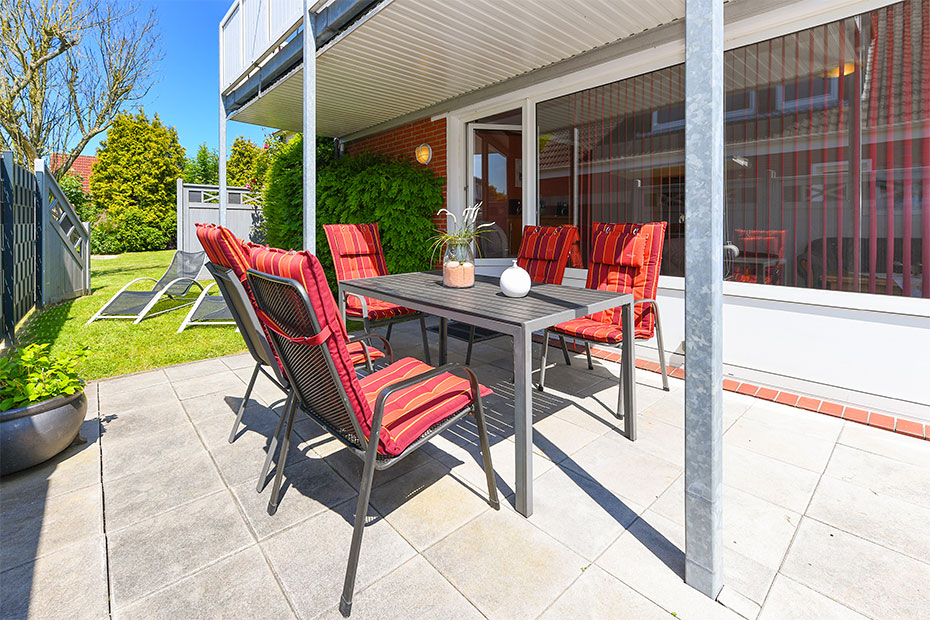 Ferienwohnung „unten“ - Terrasse