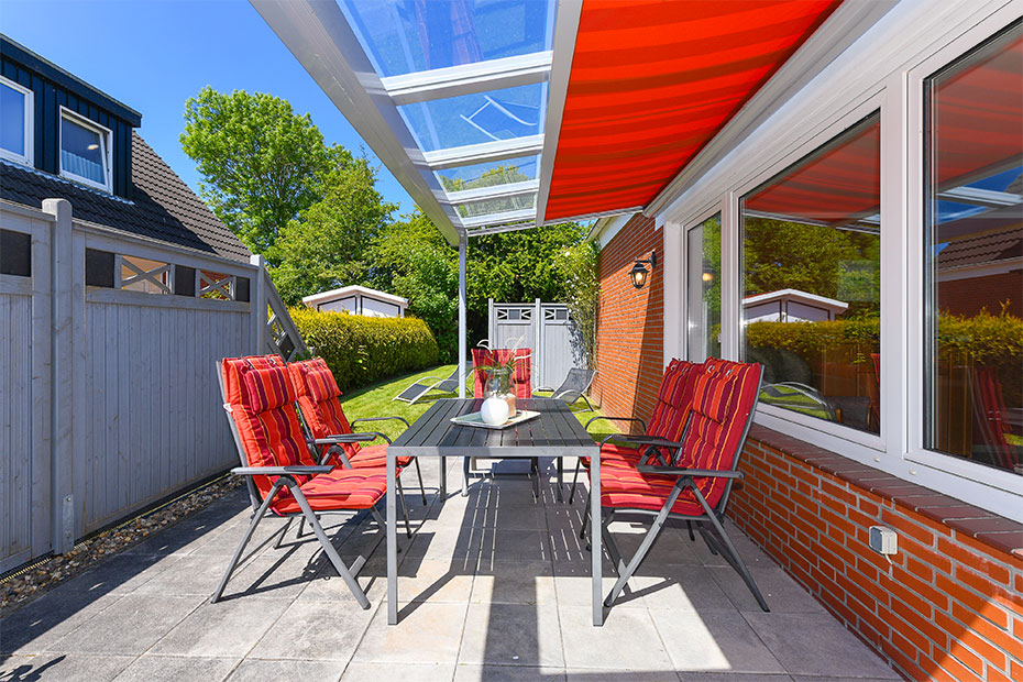 Ferienwohnung „unten“ - Terrasse