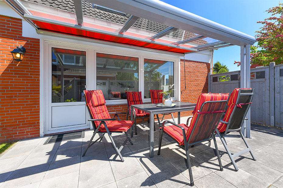 Ferienwohnung „unten“ - Terrasse