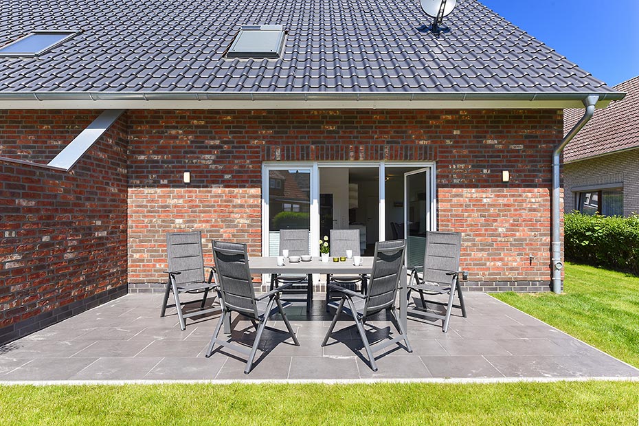 Ferienhaus „Strandperle“ - Terrasse