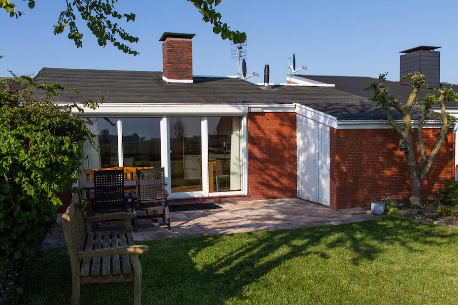 Ferienhaus „Treibholz III“ - Terrasse