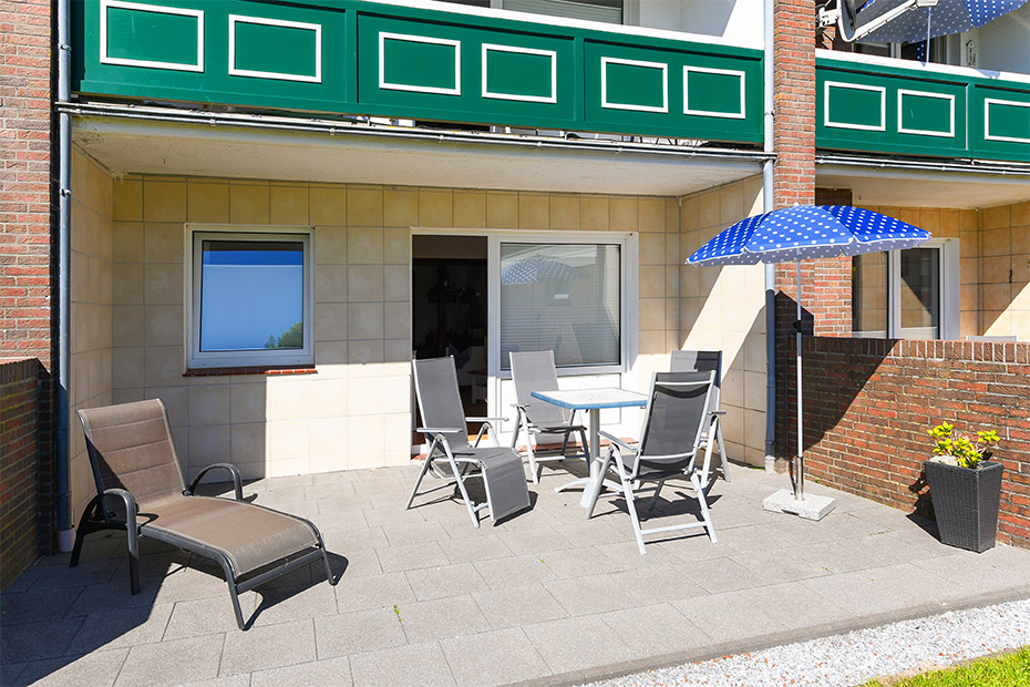 Ferienwohnung 2 - Terrasse