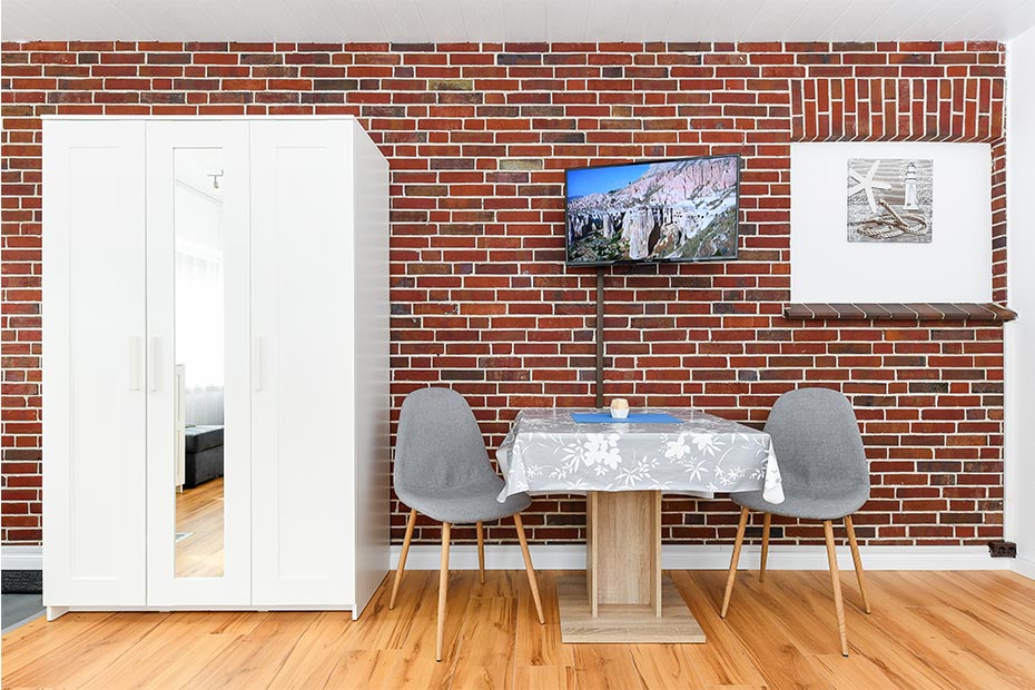 Ferienwohnung „Dünenrose“ (4) - Wohn- und Schlafraum