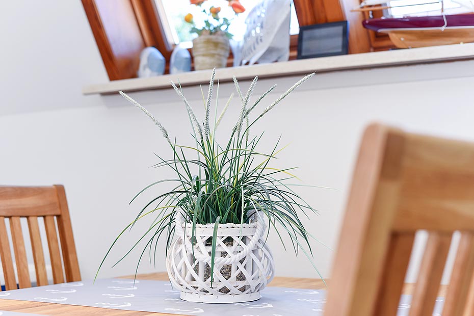 Ferienhaus „Wattwurm“ - Wohnzimmer