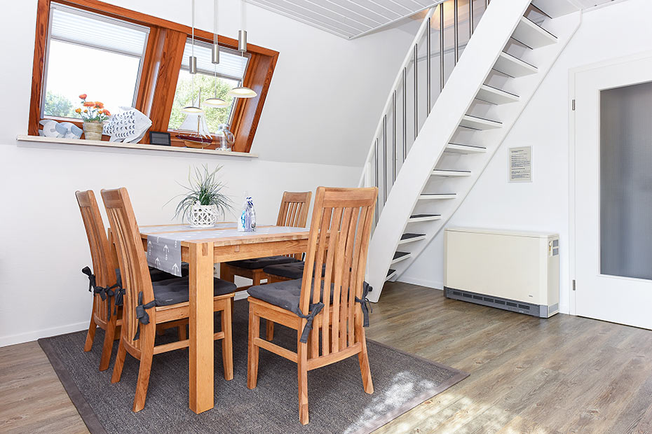 Ferienhaus „Wattwurm“ - Wohnzimmer