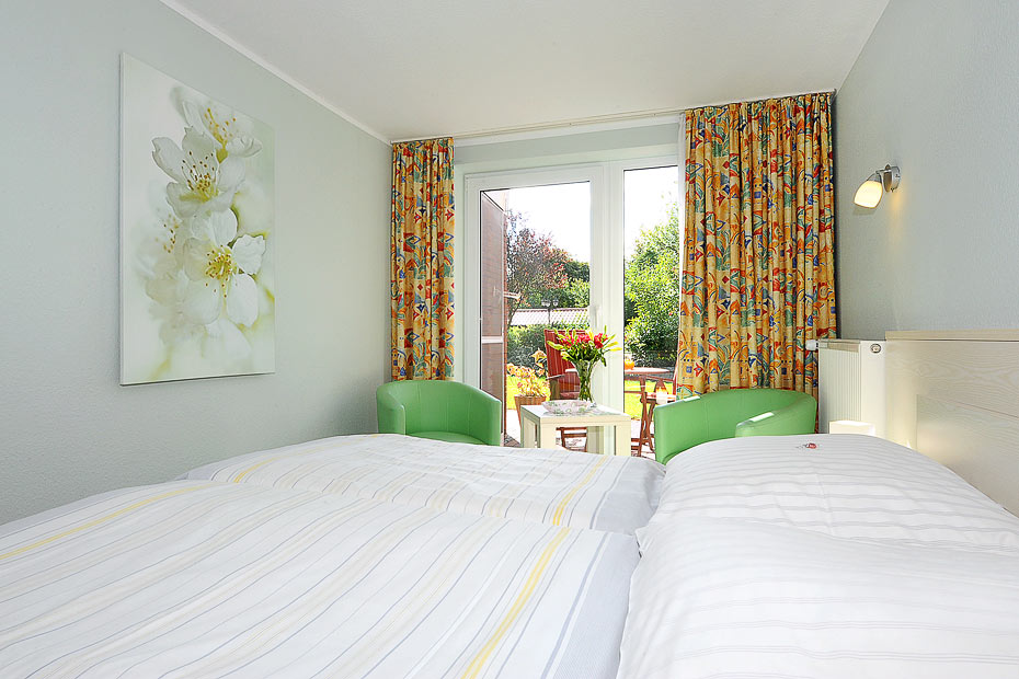 Doppelzimmer als Einzelzimmer mit Terrasse - Doppelzimmer als Einzelzimmer