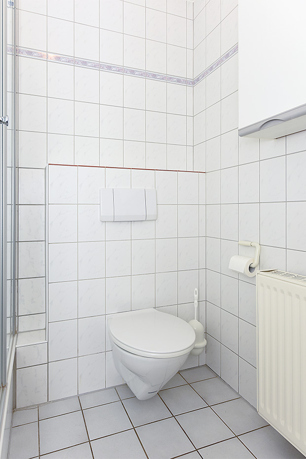 Ferienwohnung „Nordstrand“ - Badezimmer