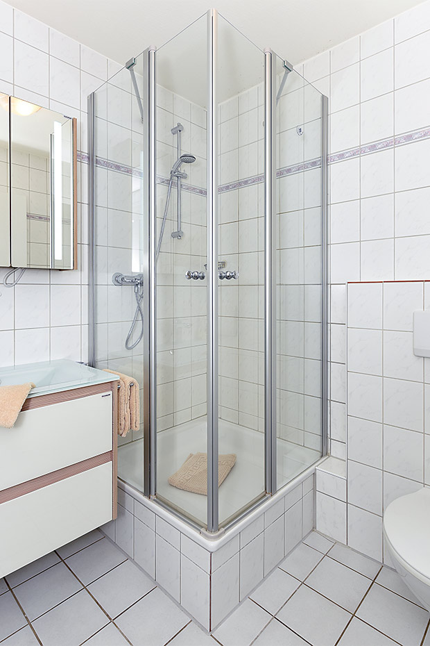 Ferienwohnung „Nordstrand“ - Badezimmer