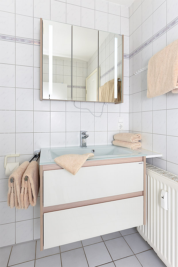 Ferienwohnung „Südstrand“ - Badezimmer