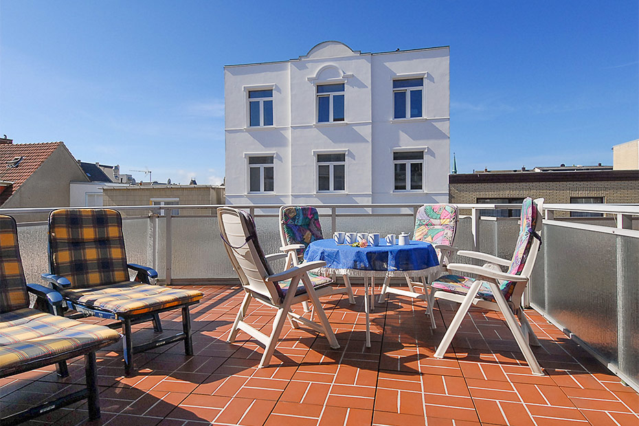 Apartment „Sonnenblick“ - Der große Balkon