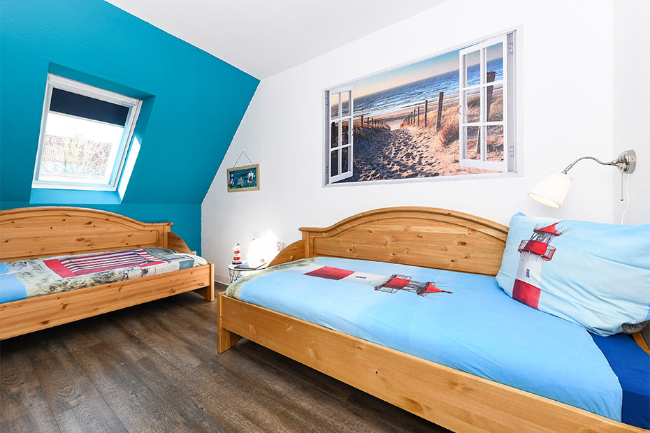 Ferienwohnung „Achterdeck“ - Schlafzimmer 2/Kinderzimmer