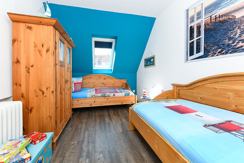 Ferienwohnung „Achterdeck“ - Schlafzimmer 2/Kinderzimmer