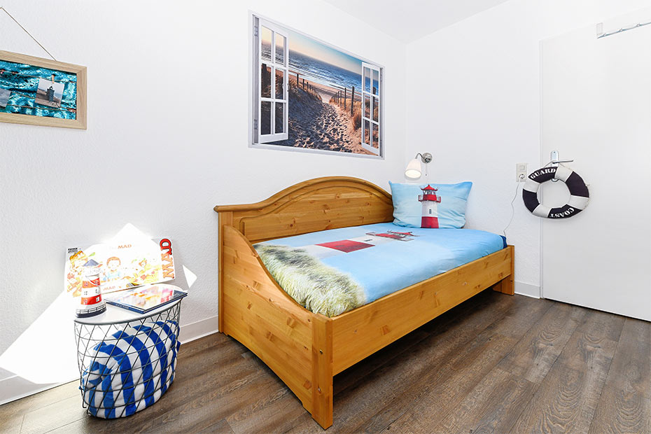 Ferienwohnung „Achterdeck“ - Schlafzimmer 2/Kinderzimmer