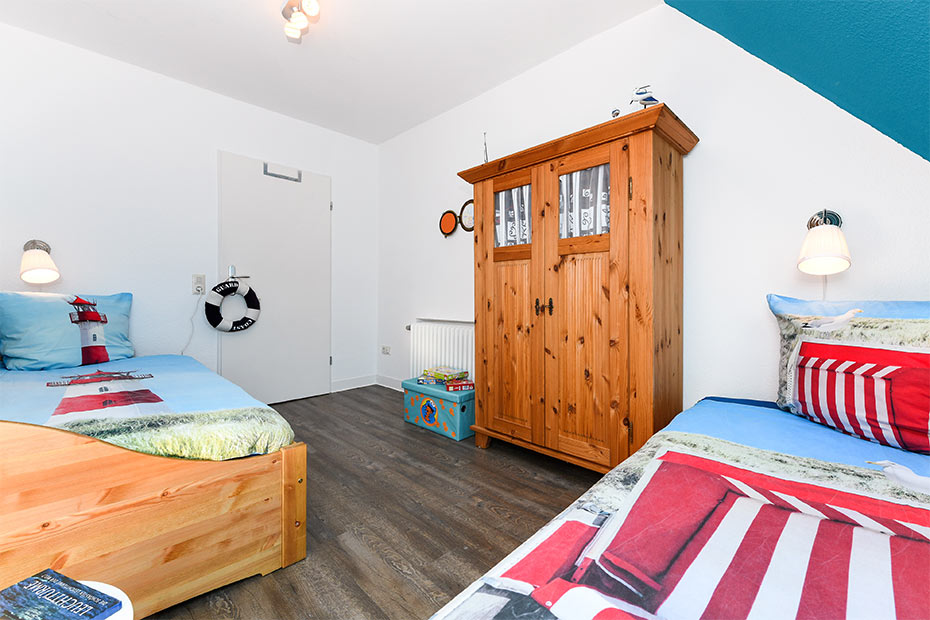 Ferienwohnung „Achterdeck“ - Schlafzimmer 2/Kinderzimmer