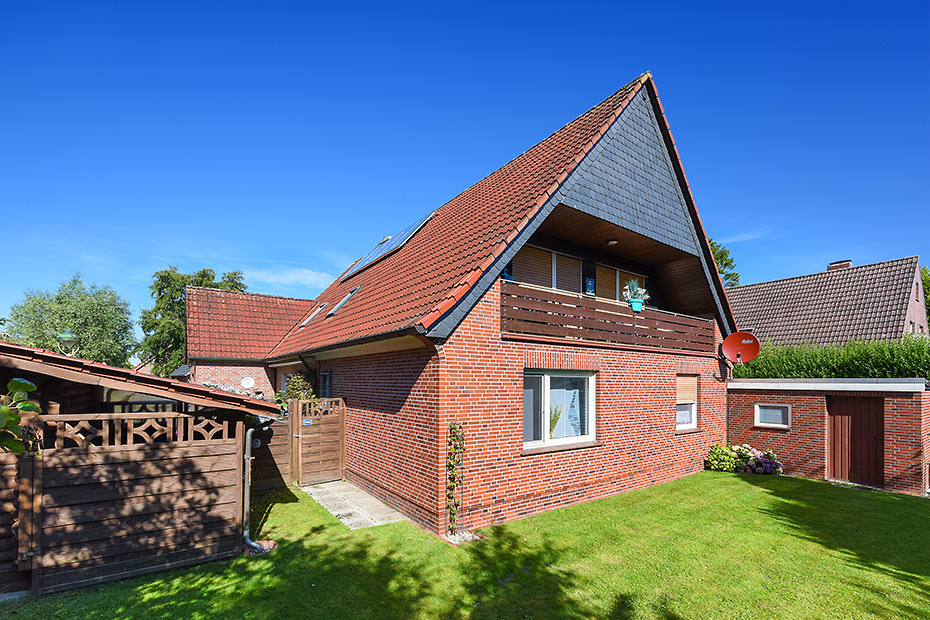 Ferienwohnung „Achterdeck“ - Balkon (Loggia) der Ferienwohnung „Achterdeck“