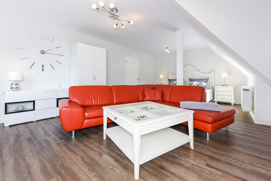 Ferienwohnung „Kapitänskajüte“ - Wohn- und Schlafraum