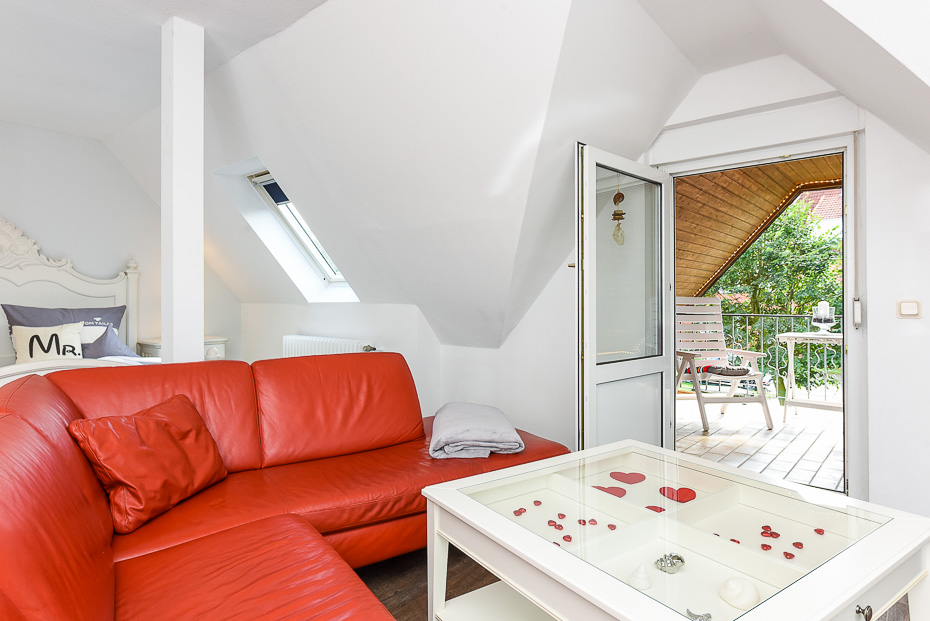 Ferienwohnung „Kapitänskajüte“ - Wohn- und Schlafraum