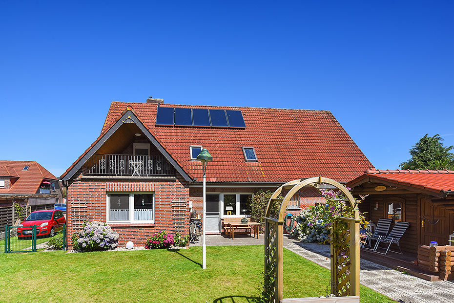 Ferienwohnung „Kapitänskajüte“ - Balkon (Loggia) der Ferienwohnung „Kapitänskajüte“