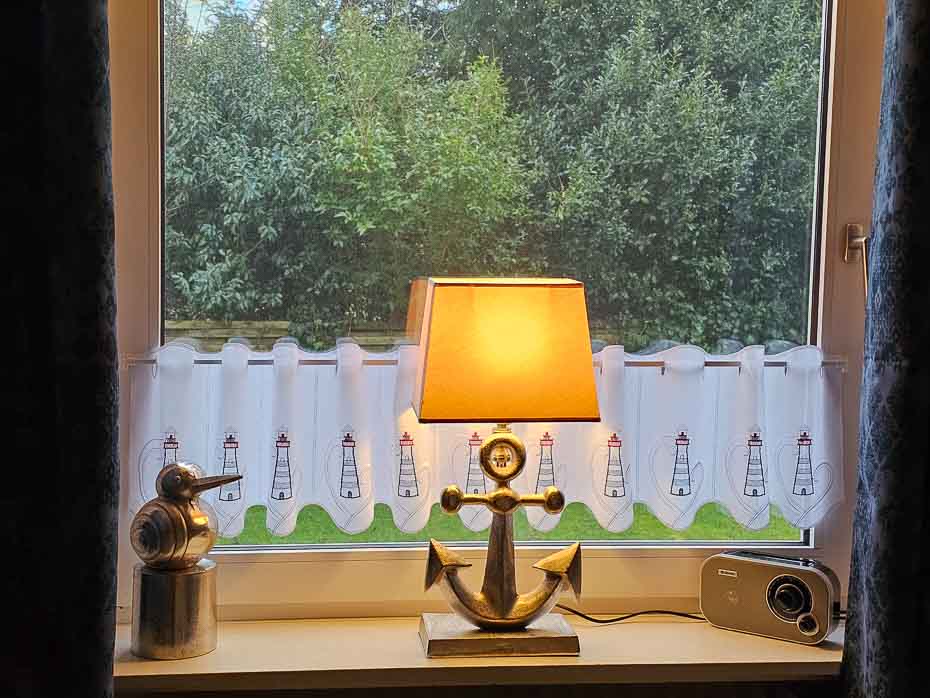 Ferienwohnung „Vordeck“ - Wohnraum mit integrierter Küche