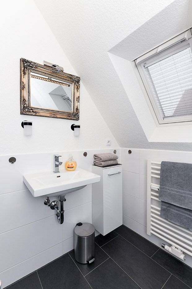 Ferienwohnung „Seesternchen“ - Badezimmer