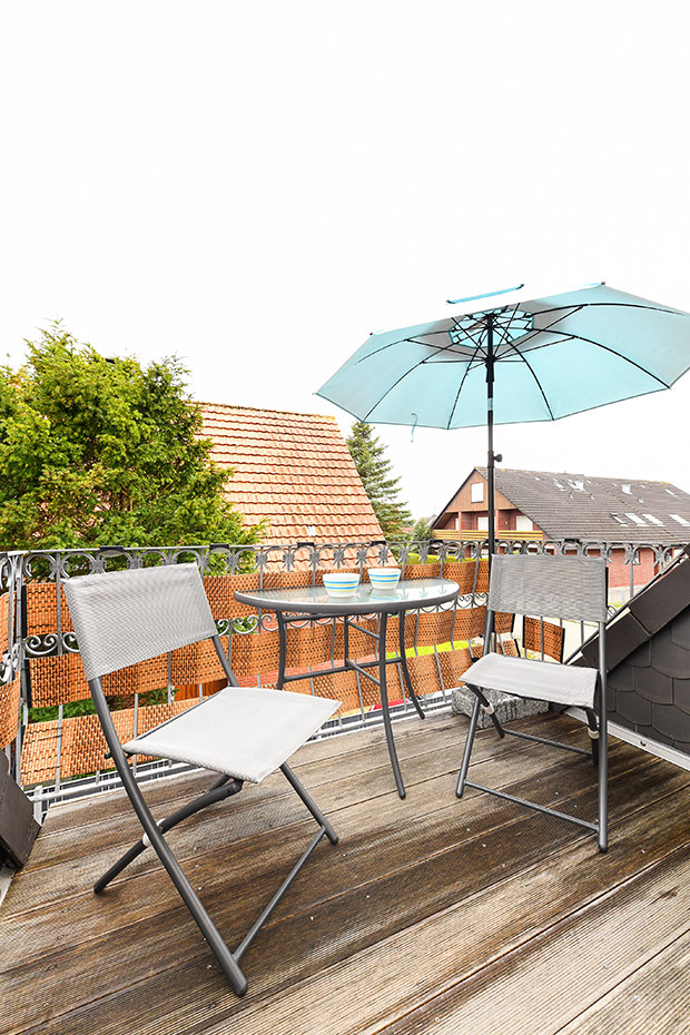 Ferienwohnung „Seesternchen“ - Balkon