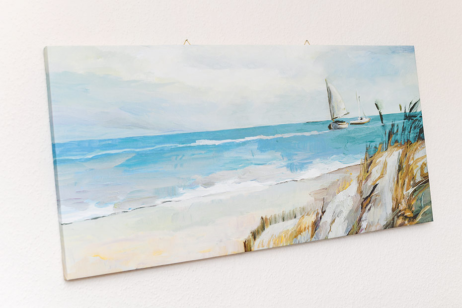 Ferienwohnung „Seesternchen“ - Wohnzimmer mit integriertem Küchenbereich